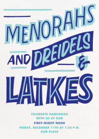 Hanukkah Highlights by Paperless Post