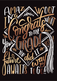 Congraduations - Graduation Card by 2021 Co.