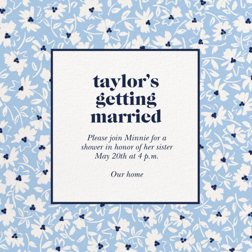 Petal Whimsy - Invitation by kate spade new york