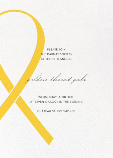 Charity Ribbon - Business Event Invitation by Paperless Post