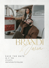 Gold Flecks by Paperless Post