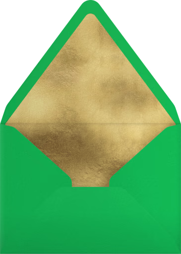 Red and Green Pattern Photo - Mr. Boddington's Studio Envelope