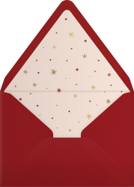 Sketch Christmas Tree Invitation Envelope