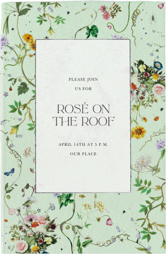 Celestial Flowers - Invitation by Stephanie Fishwick