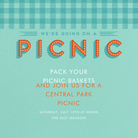 We're Going on a Picnic - Picnic Invitation by Paperless Post