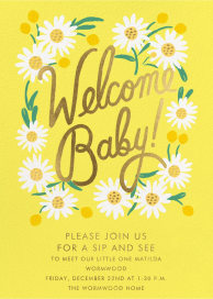 Welcome Baby - Sip and See Invitation by Rifle Paper Co.