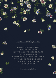 Passiflora Caerulea - Wedding Invitation by Oscar de la Renta