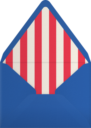 Bowling Pin Cutout - Meri Meri Envelope