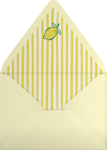 Lemon Squeeze - Pulp Templates Co. Envelope