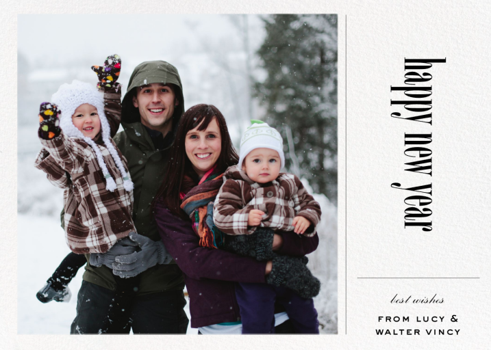 Big Picture Holiday - New Year's Card by Paperless Post