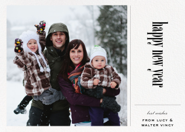 Big Picture Holiday - New Year's Card by Paperless Post