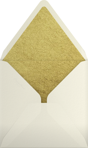 Gold Wreath - Paperless Post Envelope