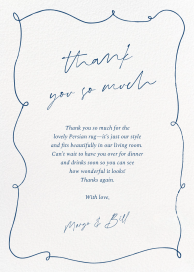 Handwritten Border - Thank You Card by Paperless Post
