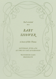 Blooming Garland - Baby Shower Invitation by Paperless Post