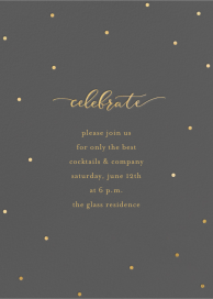 Celebration Dots - Cocktail Party Invitation by Sugar Paper