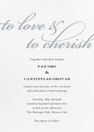 Simple Script (Invitation) - Wedding Invitation by Paperless Post