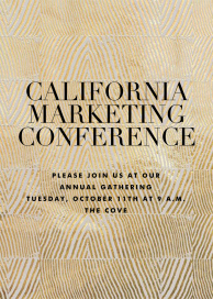 Objet - Conference Invitation by Kelly Wearstler