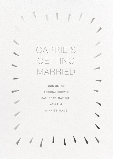 Éclat - Bridal Shower Invitation by Paperless Post