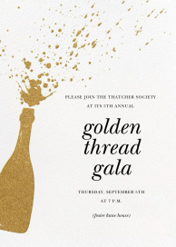 Champers - Gala Invitation by Paperless Post