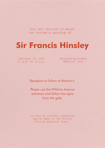 Flip Side - Announcement by Paperless Post - Back