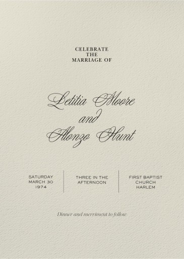 Corsage - Wedding Invitation by Paperless Post