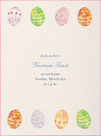 Watercolor Eggs by Paperless Post