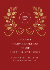 Holly Laurel - Christmas Card by Paperless Post