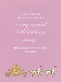 Pumpkin Chariot - Birthday Invitation by Paperless Post
