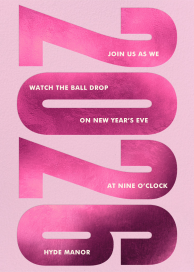 Looking Forward - New Year's Eve Invitation by Paperless Post