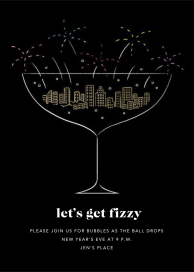 Prosecco Pyrotechnics by Paperless Post