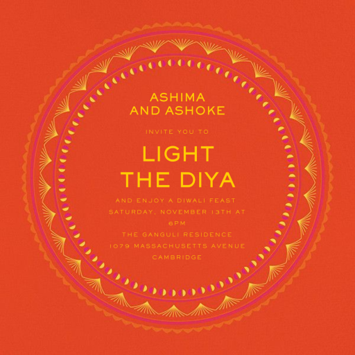 Rangoli - Invitation by Paperless Post