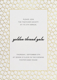 Fullerene - Gala Invitation by Paperless Post