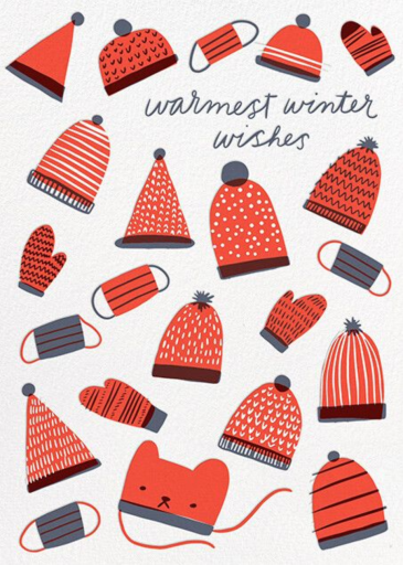 Masks and Mittens - Greeting Card by Hello!Lucky