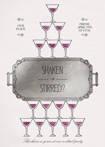 The Celebration Tower - Cocktail Party Invitation by Paperless Post