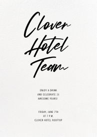 Handwritten Scrawl - Business Dinner Invitation by Paperless Post