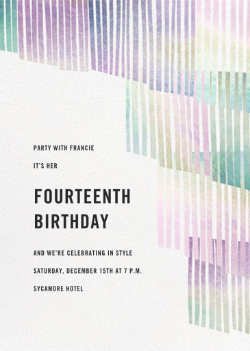 Swaying Fringe - Invitation by Paperless Post