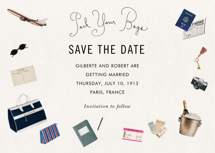 Voyage Essentials - Save the Date by Stephanie Fishwick
