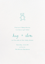 Ivory Plain - Baby Shower Invitation by Paperless Post