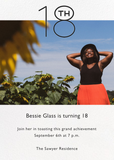 Decade Photo - Birthday Invitation by Paperless Post