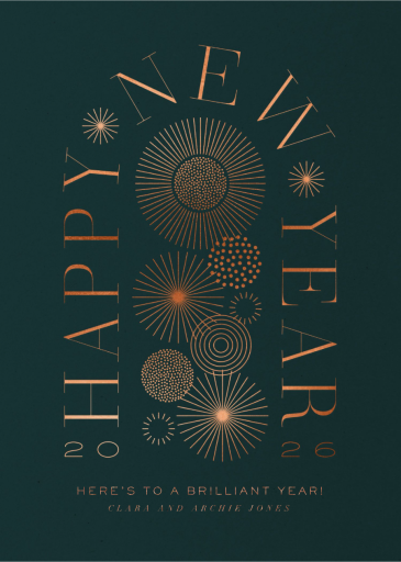 Bright Arch - New Year's Card by Paperless Post