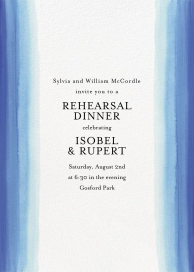 Gradient Wash - Rehearsal Dinner Invitation by Paper Source