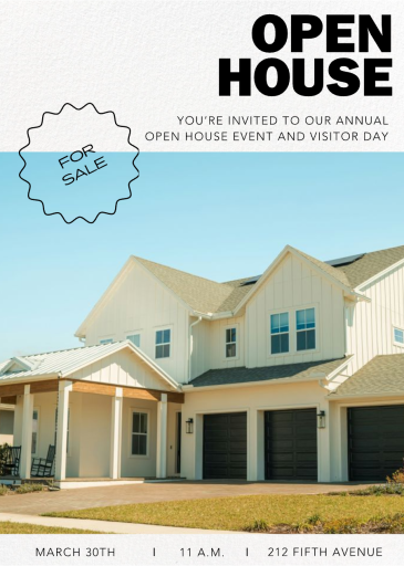 Photo and Sticker (Customizable Template) - Open House Invitation by paperless_post