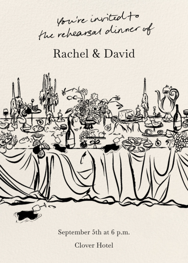 Wine and Fare - Wedding Weekend Invitation by Pulp Templates Co.