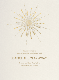 Ornate Fireworks - New Year's Eve Invitation by Paperless Post
