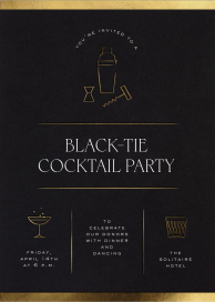 Cocktail Jigger - Gala Invitation by Paperless Post