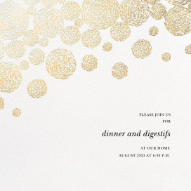 Radiant Swirls (Square) - Party Invitation by Oscar de la Renta