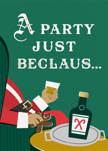 Party Just Beclaus - Christmas Party Invitation by Cheree Berry Paper & Design
