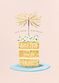 Be Frivolous - Birthday Card by 2021 Co.