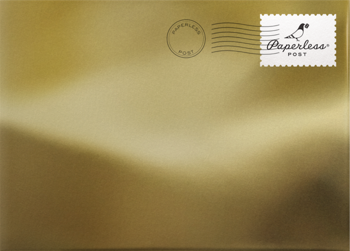 Holly Branch - Paperless Post Envelope