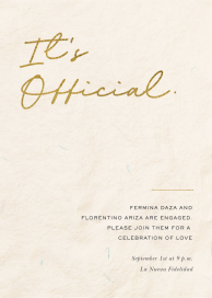 Every Fiber - Engagement Party Invitation by Paperless Post